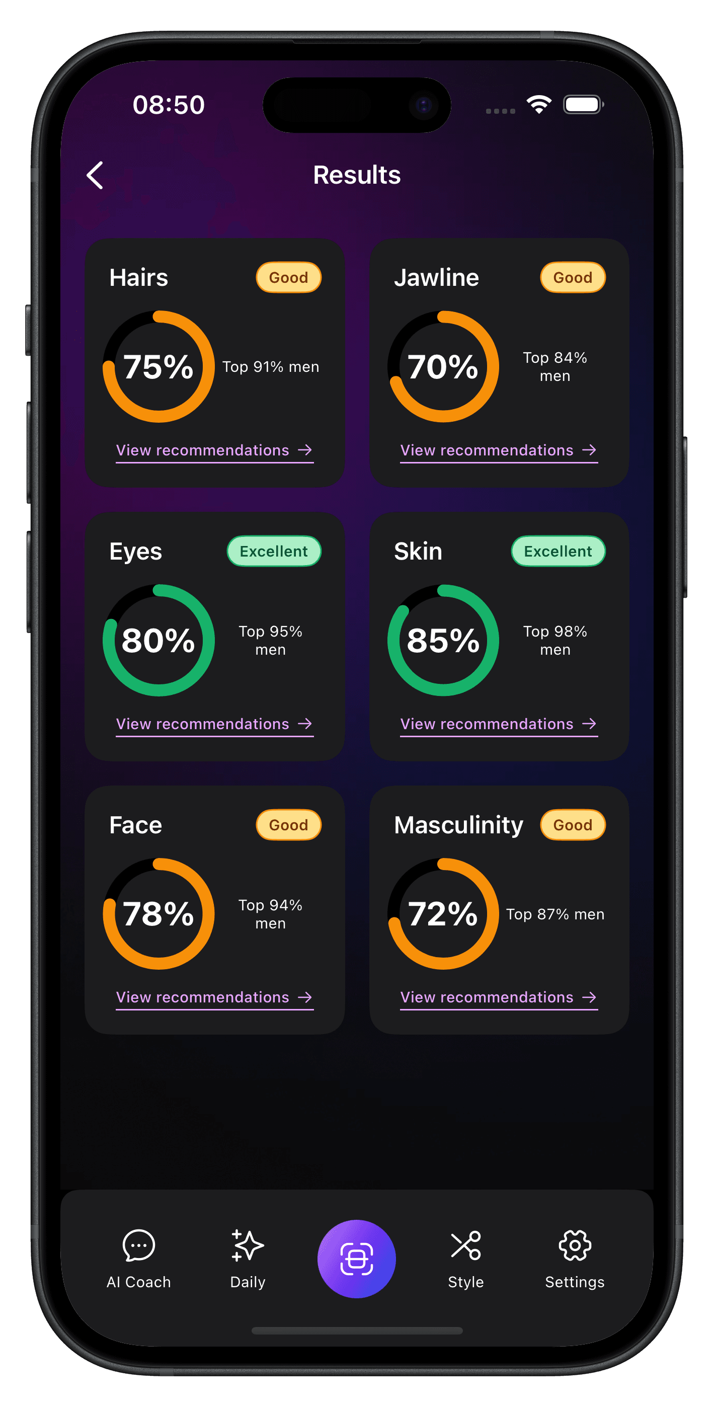 Results Screen